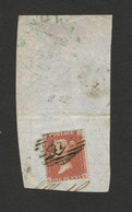 UNITED KINGDOM - GB - NICE FRAGMENT WITH STAMP VICTORIA-ONE PENNY - Non Classés