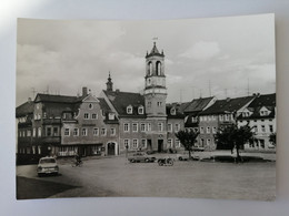 1972..GERMANY..VINTAGE POSTCARD..KONIGSBRUCK ..KARL-MARX-PLATZ UND RATHAUS - Koenigsbrueck