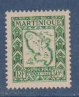 MARTINIQUE        N°  YVERT   TAXE 28  NEUF AVEC CHARNIERES   (Charn  2/38 ) - Timbres-taxe