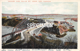 Bridge And Falls - St. John - Canada - St. John