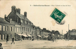 Sotteville Les Rouen * Place Voltaire Et Rue De Paris * Quincaillerie * Tramway Tram - Sotteville Les Rouen