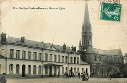 Sotteville Les Rouen * Place De La Mairie Et église * Hôtel De Ville - Sotteville Les Rouen