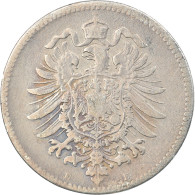 Monnaie, GERMANY - EMPIRE, Wilhelm I, Mark, 1874, Muldenhütten, TTB, Argent - 1 Mark