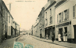 St Arnoult * La Rue De Paris N°1 * Charcuterie BARRIER - St. Arnoult En Yvelines