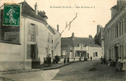 St Arnoult * La Rue De Paris N°1 * Hôtel De France * Café Restaurant - St. Arnoult En Yvelines