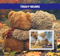 Sierra Leone. 2020 Teddy Bears. (646b) OFFICIAL ISSUE - Dolls