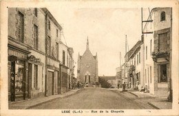 Legé * La Rue De La Chapelle * Horlogerie - Legé