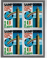 SAMPDORIA CAMPIONE D'ITALIA, 1991 Serie In Quartina** - 1991-00:  Nuovi