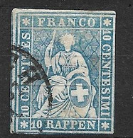 CH   Suisse  N° 27a  Oblitéré          B/TB     - Used Stamps
