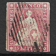 CH   Suisse  N° 28b  Oblitéré          B/TB     - Used Stamps