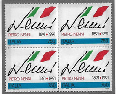 PIETRO NENNI, 1991 Serie In Quartina** - 1991-00:  Nuovi