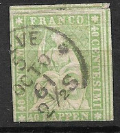 CH   Suisse  N° 30a  Oblitéré           B/TB     - Used Stamps