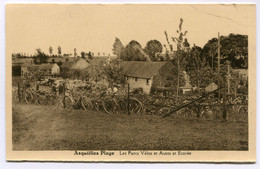 CPA - Carte Postale - Belgique - Asquillies Plage - Les Parcs à Vélos Et Autos Et Entrée (DG15482) - Quévy