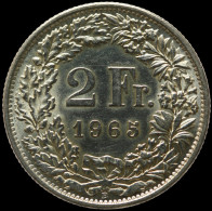 LaZooRo: Switzerland 2 Francs 1965 Specimen - Silver - Proeven