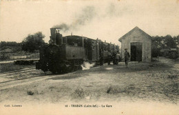 Tharon * La Gare * Train Locomotive Ligne De Chemin De Fer De Loire Atlantique - Tharon-Plage