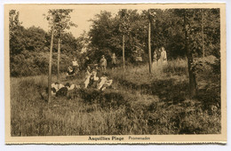 CPA - Carte Postale - Belgique - Asquillies Plage - Promenades (DG15487) - Quevy