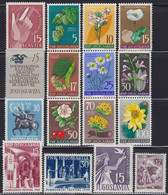 Yugoslavia 1955 Complete Year, MNH (**) Michel 760-775 - Annate Complete