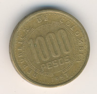 COLOMBIA 1997: 1000 Pesos, KM 288 - Colombia