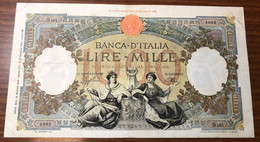 1000 LIRE Regine Del Mare Fascio L'aquila 15 03 1943 Raro Q.bb/bb LOTTO 3172 - 500 Lire