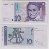 T144258 Banknote 10 DM Deutsche Mark Ro. 303a Schein 1.Okt. 1993 KN DN 2337111Z2 - 10 DM
