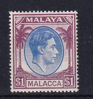 Malaya - Malacca: 1949/52   KGVI    SG15    $1       MH - Malacca