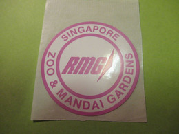Auto-collant Ancien /ZOO & MANDAI GARDENS/ Rmg / SINGAPORE/1970-1980           EVM80 - Hotel Labels