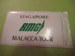 Auto-collant Ancien   /MALACCA TOUR / SINGAPORE/1970-1980           EVM75 - Etiquettes D'hotels