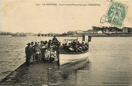 La Perrière * Lorient * Canot Automobile Partant Pour Kernevel * Bac Passeur - Lorient