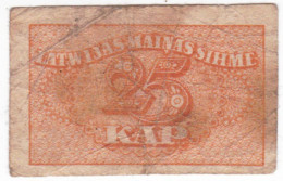 Latvia 25 Kapeikas 1920 - Latvia