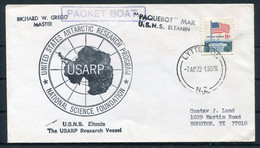 1972 USA Antarctic Research National Science Foundation Cover. Paquebot U.S.N.S. ELTANIN. Lyttelton, New Zealand - Programmi Di Ricerca