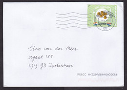 Netherlands: Cover, 2020, 1 Stamp, National Food Tradition, Bitter Balls Snack (traces Of Use) - Briefe U. Dokumente