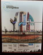 A) 2014, ARGENTINA, OIL INDUSTRY, ODD SHAPE, RECOVERY OF ENERGY SOVEREIGNTY, SOUVEIR SHEET - Altri & Non Classificati