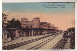 04336 Ak Deutsch Avricourt Der Bahnhof 1917 - Lothringen