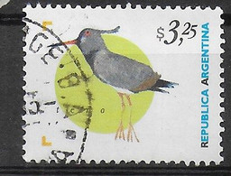 ARGENTINA - 1998 - ORDINARIA - UCCELLO - $3,25. - USATO (YVERT 2037 - MICHEL 2419) - Oblitérés