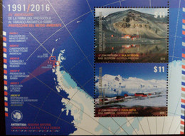 A) 2016, ARGENTINA, ANTARCTIC TREATY, MNH, ISLAND AND BASE DECEPTION, ISLAND AND BASE DECEPTION SPRING BASE - Nuevos