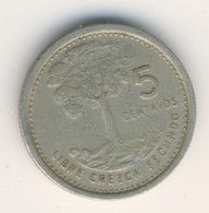 GUATEMALA 1978: 5 Centavos, KM 276 - Guatemala