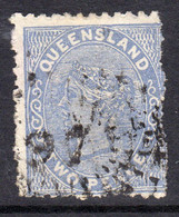 Australia Queensland 1879 2d Blue, Die I, Used, SG 137 - Usados