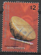 ARGENTINA - 2000 - TAMBURO KULTRUN - $2 - USATO (YVERT 2204 - MICHEL 2596I) - Gebraucht