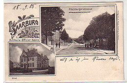 11684 Ak Saarburg I.L. Artillerie Offizier Kasino 1905 - Lothringen