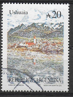 ARGENTINA - 1988 - USHUAIA - A 20 - USATO (YVERT 1648 - MICHEL 1943) - Usati