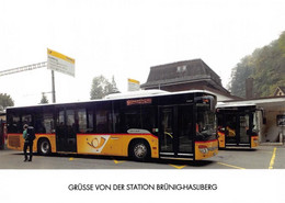 Delcampe - Brünig Hasliberg  Postauto Q  Limitierte Auflage! - Hasliberg