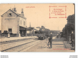 CPA 89 Ancy Le Franc La Gare Et Le Train - Ancy Le Franc