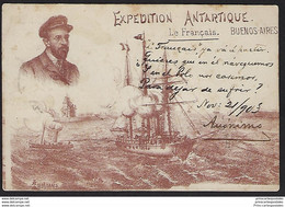 CPA Dr Charcot Expedition Antartique Le Français Buenos Aires - Polaire - Missions