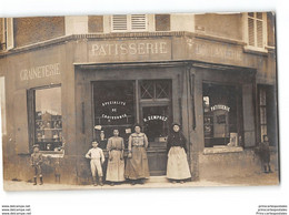 CPA 93 Bondy Carte Photo Devanture De Boulangerie Patisserie 1 Rue Du Chene Rond - Bondy