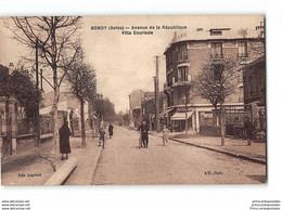 CPA 93 Bondy Avenue De La Republique Villa Courtade - Bondy