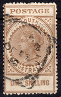 Australia South Australia 1902-4 1/- Brown Longtype, P. 11½x12½, Used, SG 275 - Gebruikt