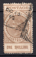 Australia South Australia 1902-4 1/- Brown Longtype, P. 11½x12½, Used, SG 275 - Usados