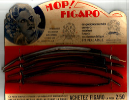 HOP Figaro Attache Barrette Vintage Cheveux Coiffure Coiffeur Mode Beauté Bigoudis ... ((*_*)) ... Rare !! Années 50 ? - Sonstige & Ohne Zuordnung