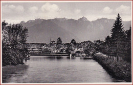 Bad Aibling * Mangfallbrücke, Fluss, Stadtteil, Partie, Gebirge, Alpen * Deutschland * AK3120 - Bad Aibling