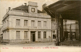 Bray Sur Seine * La Mairie * Le Marché - Bray Sur Seine